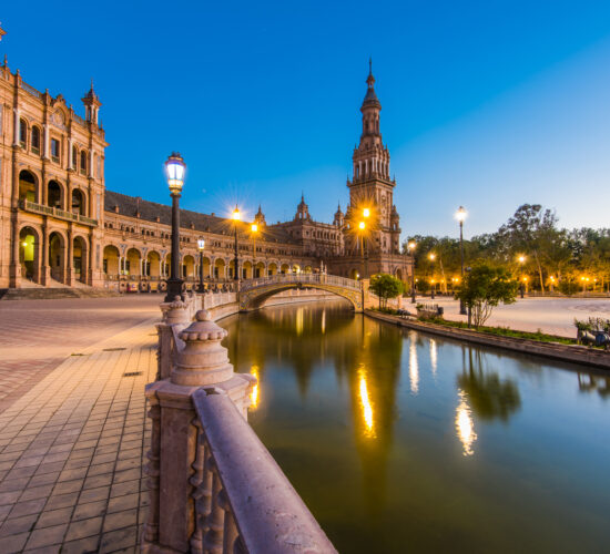 Plaza De Espana in Sevilla,Spain