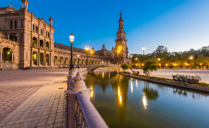 Plaza De Espana in Sevilla,Spain